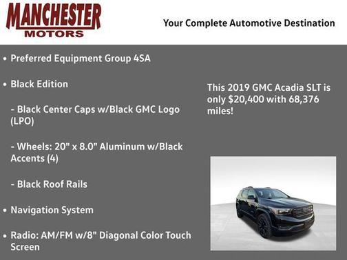 2019 GMC Acadia SLT-1