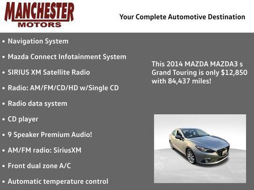 Liquid Silver Metallic 2014 Mazda Mazda3 s Grand Touring