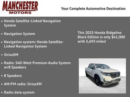 2025 Honda Ridgeline Black