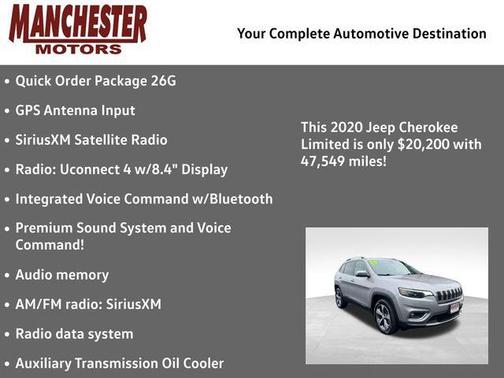 2020 Jeep Cherokee Limited