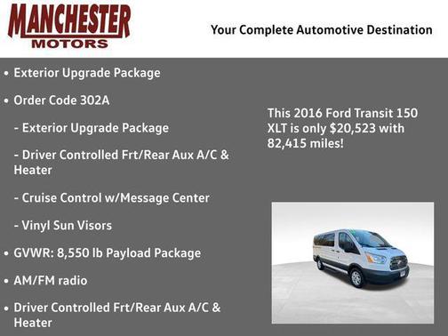 2016 Ford Transit-150 XLT