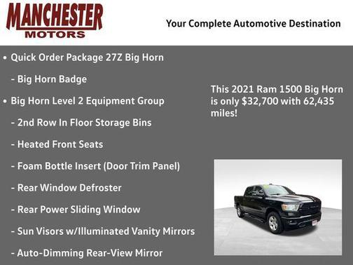 2021 RAM 1500 Big Horn/Lone Star
