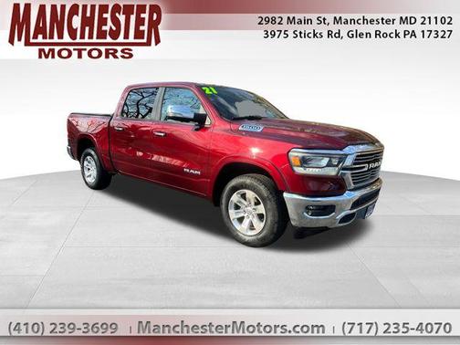Delmonico Red Pearlcoat 2021 RAM 1500 Laramie