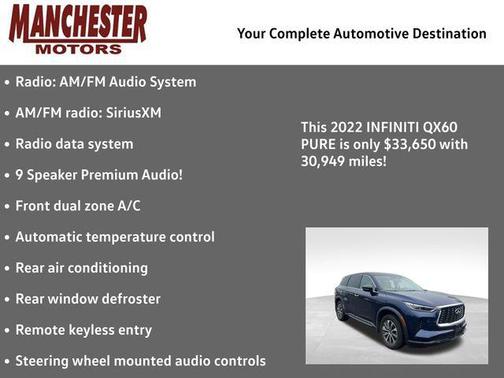 2022 INFINITI QX60 Pure