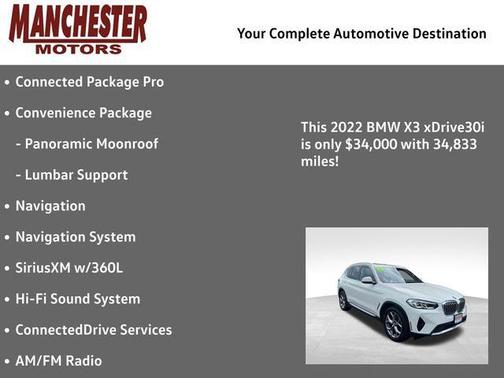 2022 BMW X3 xDrive30i