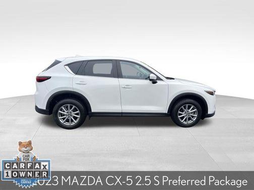 Rhodium White Metallic 2023 Mazda CX-5 2.5 S Preferred Package