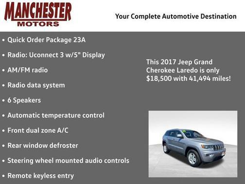 2017 Jeep Grand Cherokee Laredo