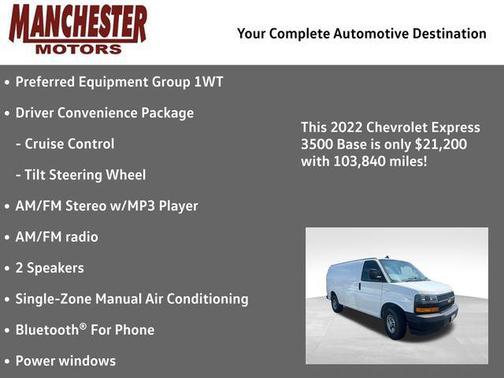 2022 Chevrolet Express 3500 Work Van
