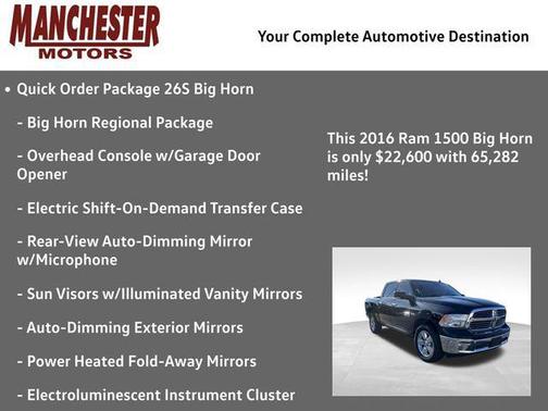 2016 RAM 1500 Big Horn