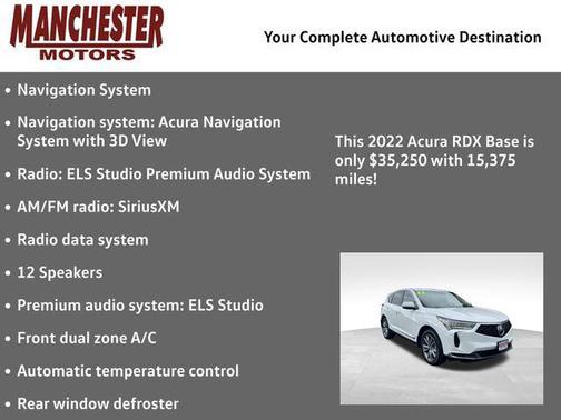 2022 Acura RDX Technology Package