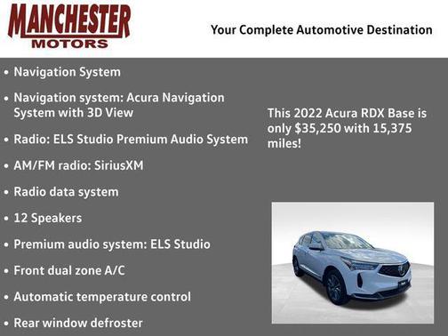 2022 Acura RDX Technology Package