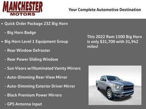 2022 RAM 1500 Big Horn/Lone Star