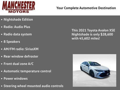 2021 Toyota Avalon XSE