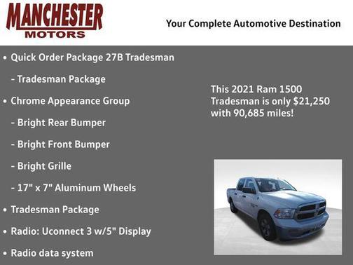2021 RAM 1500 Tradesman
