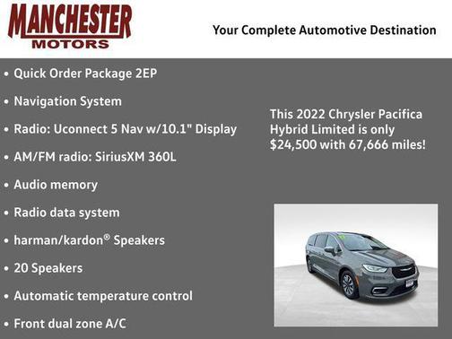 2022 Chrysler Pacifica Hybrid Limited