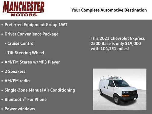 2021 Chevrolet Express 2500 Work Van