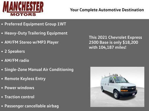 2021 Chevrolet Express 2500 Work Van