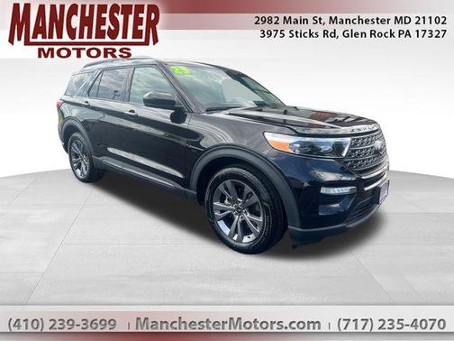 Agate Black Metallic 2023 Ford Explorer XLT