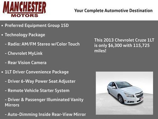 2013 Chevrolet Cruze 1LT