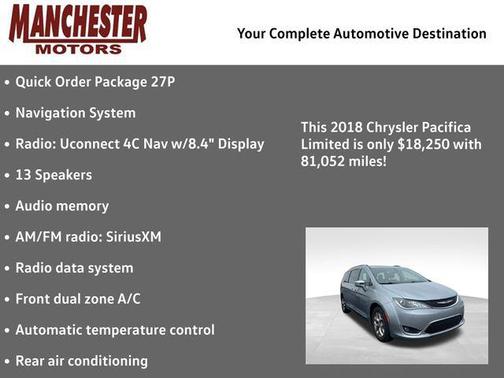 2018 Chrysler Pacifica Limited