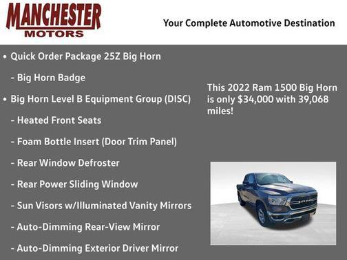2022 RAM 1500 Big Horn/Lone Star