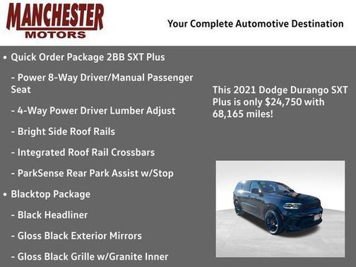 2021 Dodge Durango SXT Plus
