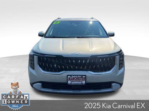 Ivory Silver 2025 Kia Carnival EX