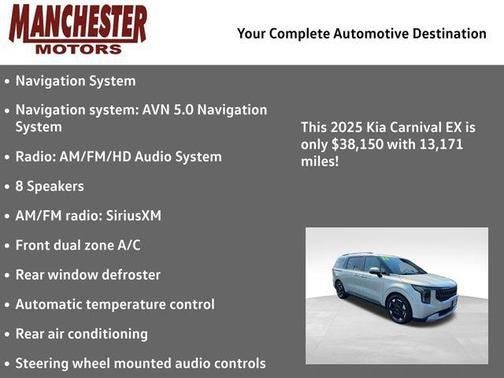 Ivory Silver 2025 Kia Carnival EX