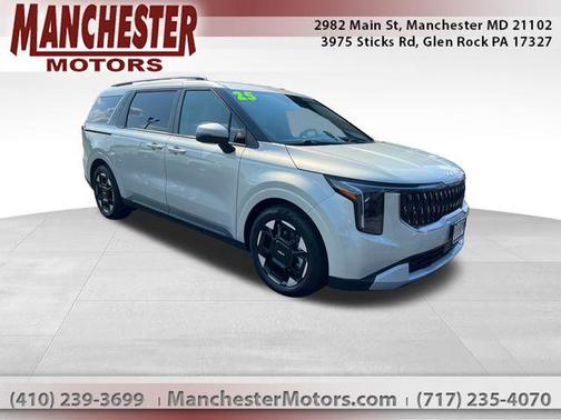 Ivory Silver 2025 Kia Carnival EX