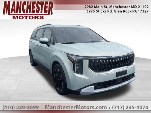 Ivory Silver 2025 Kia Carnival EX