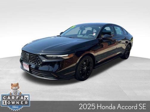Crystal Black Pearl 2025 Honda Accord SE
