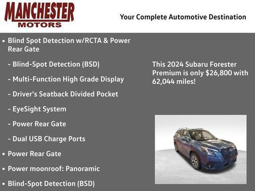 Horizon Blue Pearl 2024 Subaru Forester Premium
