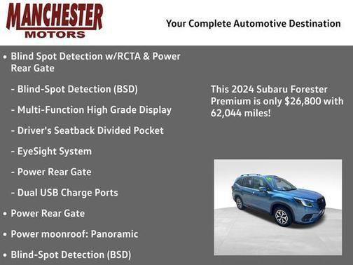 Horizon Blue Pearl 2024 Subaru Forester Premium