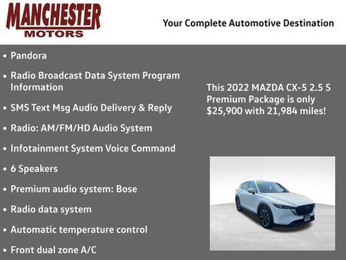 2022 Mazda CX-5 2.5 S Premium Package
