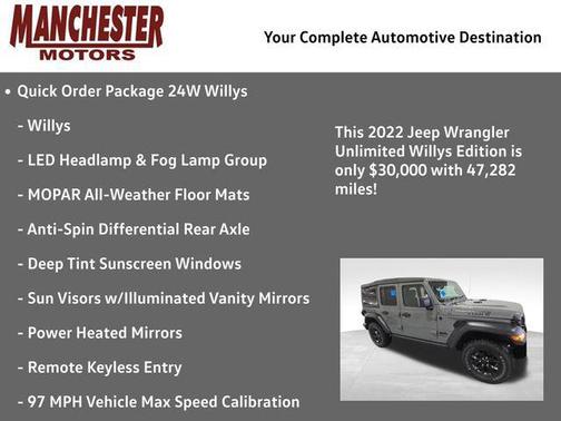 2022 Jeep Wrangler Willys