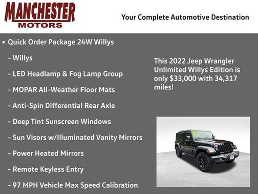 2022 Jeep Wrangler Willys