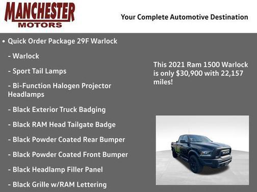 2021 RAM 1500 Classic Warlock