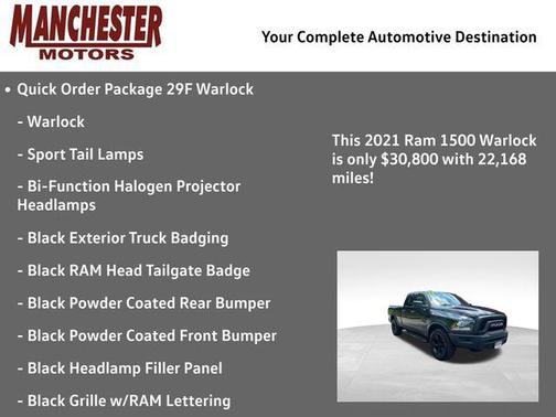 2021 RAM 1500 Classic Warlock