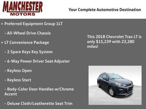 Nightfall Gray Metallic 2018 Chevrolet Trax LT