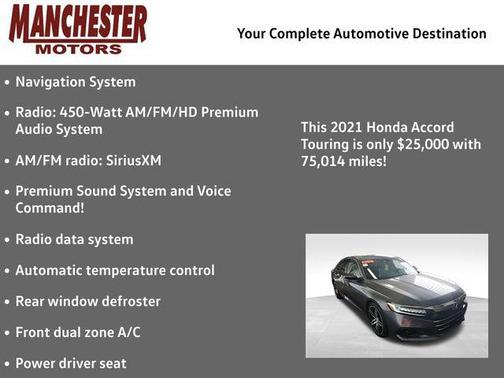 2021 Honda Accord Touring 2.0T