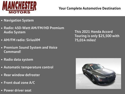 2021 Honda Accord Touring 2.0T