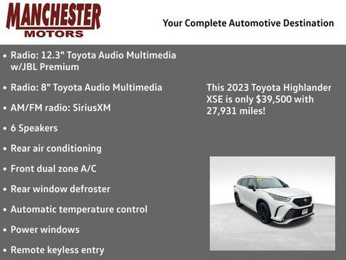 2023 Toyota Highlander XSE