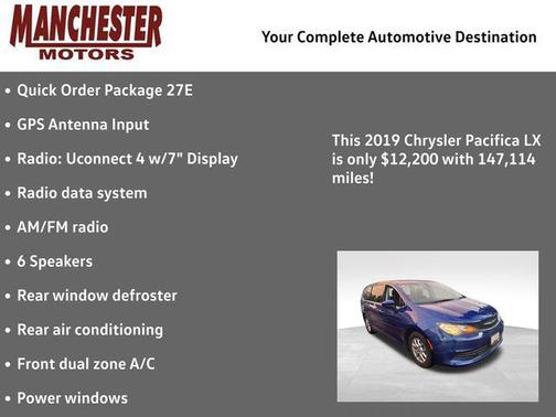 2019 Chrysler Pacifica LX