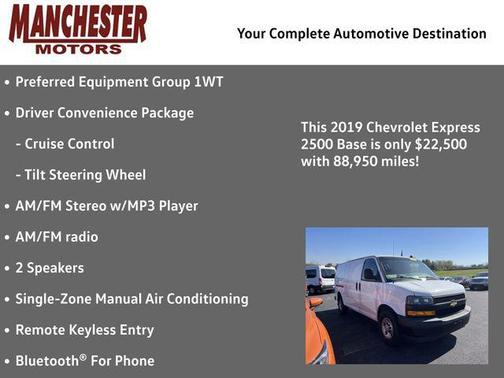 2019 Chevrolet Express 2500 Work Van