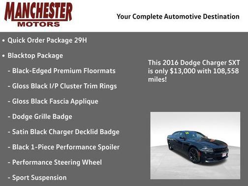 2016 Dodge Charger SXT