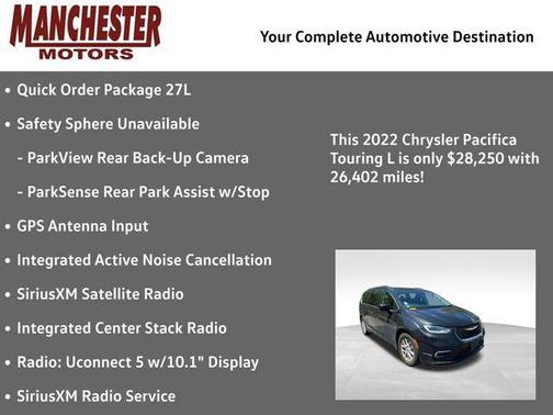 2022 Chrysler Pacifica Touring L