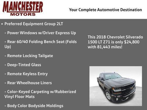 2018 Chevrolet Silverado 1500 2LT