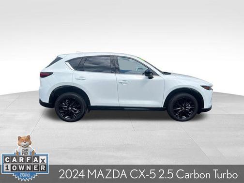 Rhodium White Metallic 2024 Mazda CX-5 2.5 Carbon Turbo