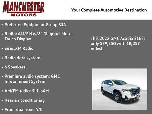 2022 GMC Acadia SLE