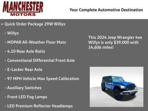 2024 Jeep Wrangler 4xe Willys